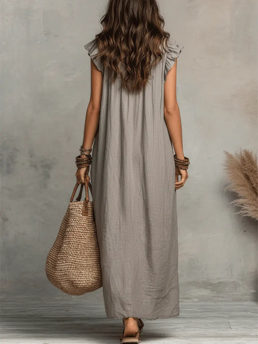 CHIQUE EN VLOEIENDE BOHEMIAN JURK VOOR DAMES