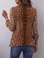 Nicolasa | Jasje met Animalprint en Volants