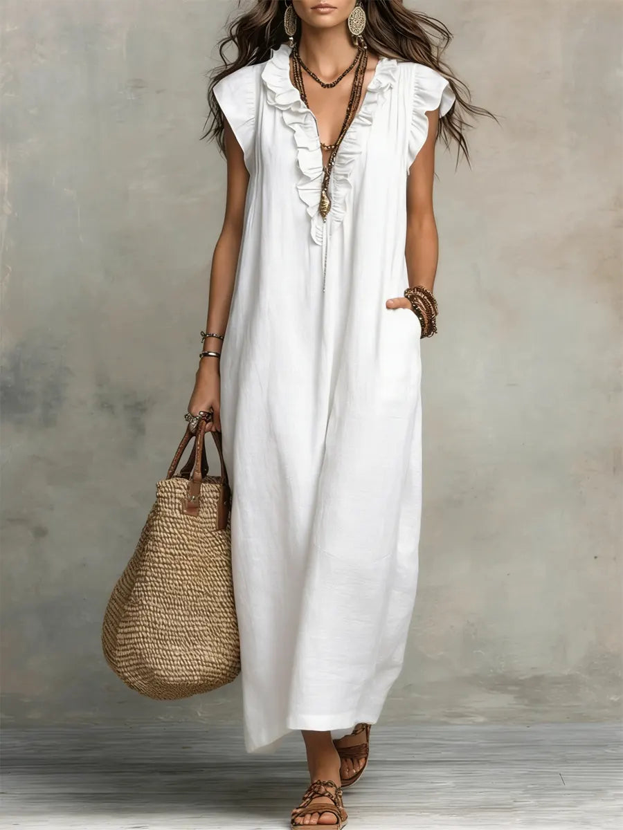 CHIQUE EN VLOEIENDE BOHEMIAN JURK VOOR DAMES