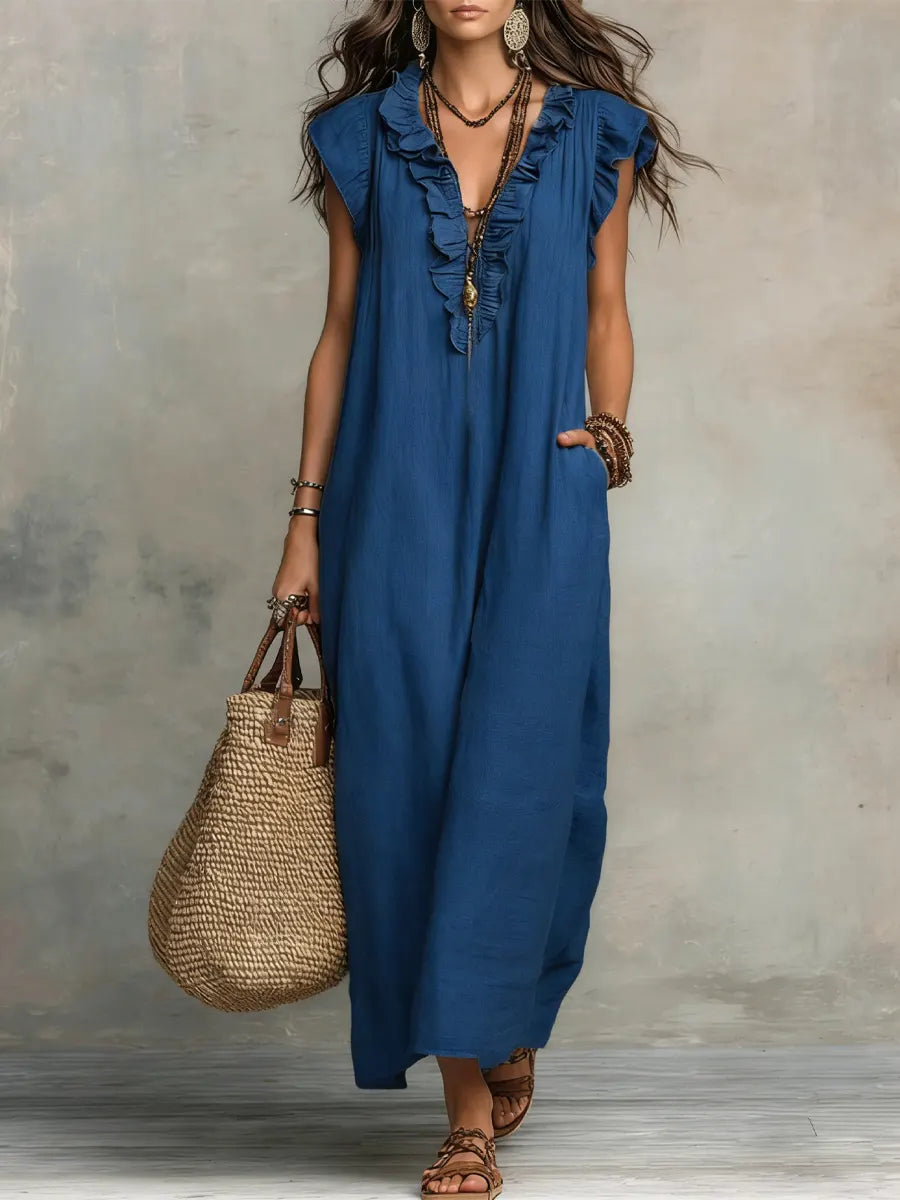 CHIQUE EN VLOEIENDE BOHEMIAN JURK VOOR DAMES