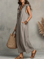 CHIQUE EN VLOEIENDE BOHEMIAN DRESS VOOR VROUWEN