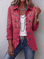 Adoración | Jasje met Roze Paisleyprint en Volants