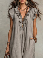 CHIQUE EN VLOEIENDE BOHEMIAN DRESS VOOR VROUWEN