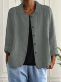Soepel vallend overshirt in grijs