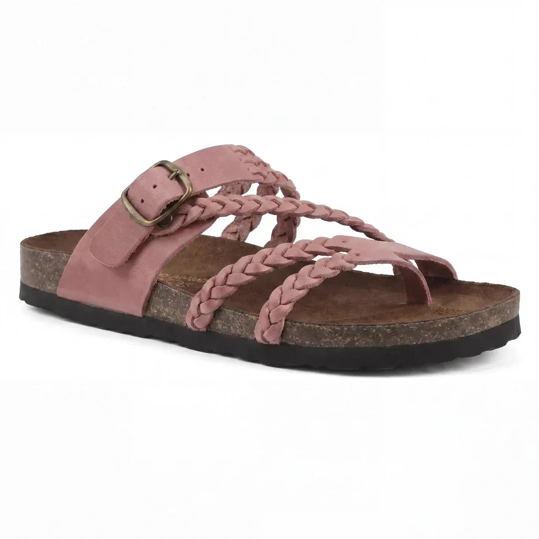 GEVLOCHTEN SANDALEN VOOR DAMES