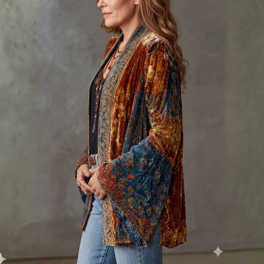 BOHO FLANELEN JAS VOOR DAMES