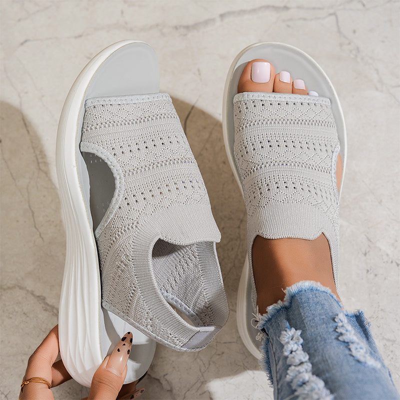 LICHTGEWICHT PLATEAUSANDALEN VOOR DAMES