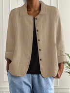 Soepele klassieke blouse