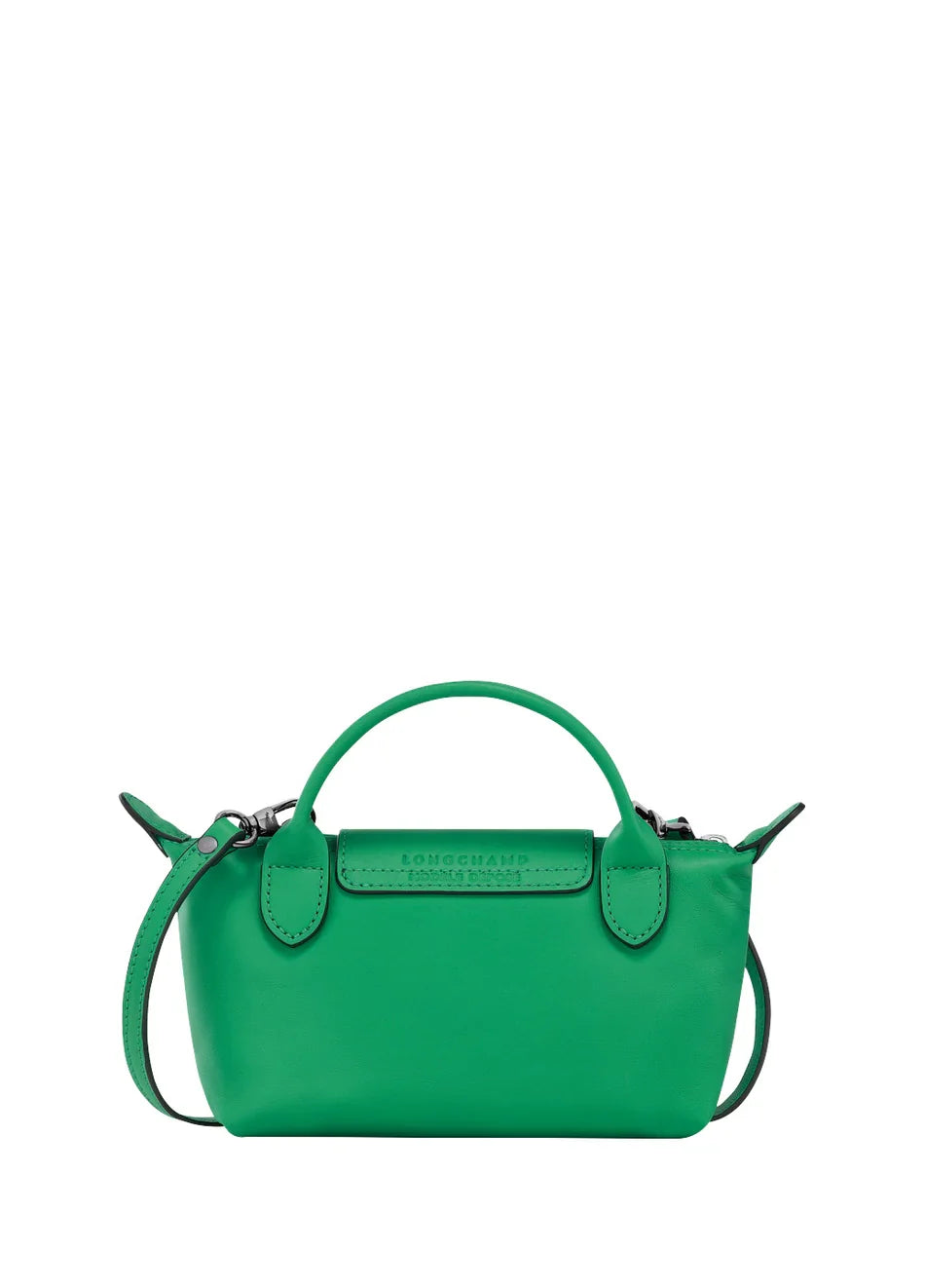 Longchamp Le Pliage Mini Leather Bag – Green